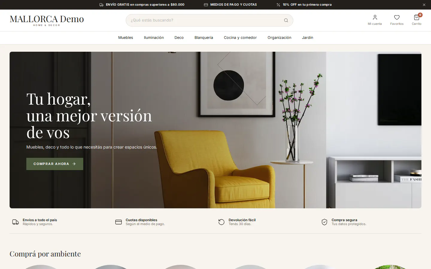 Template MALLORCA — Hogar & Deco