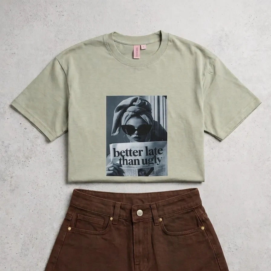 Remera Estampa Moderna